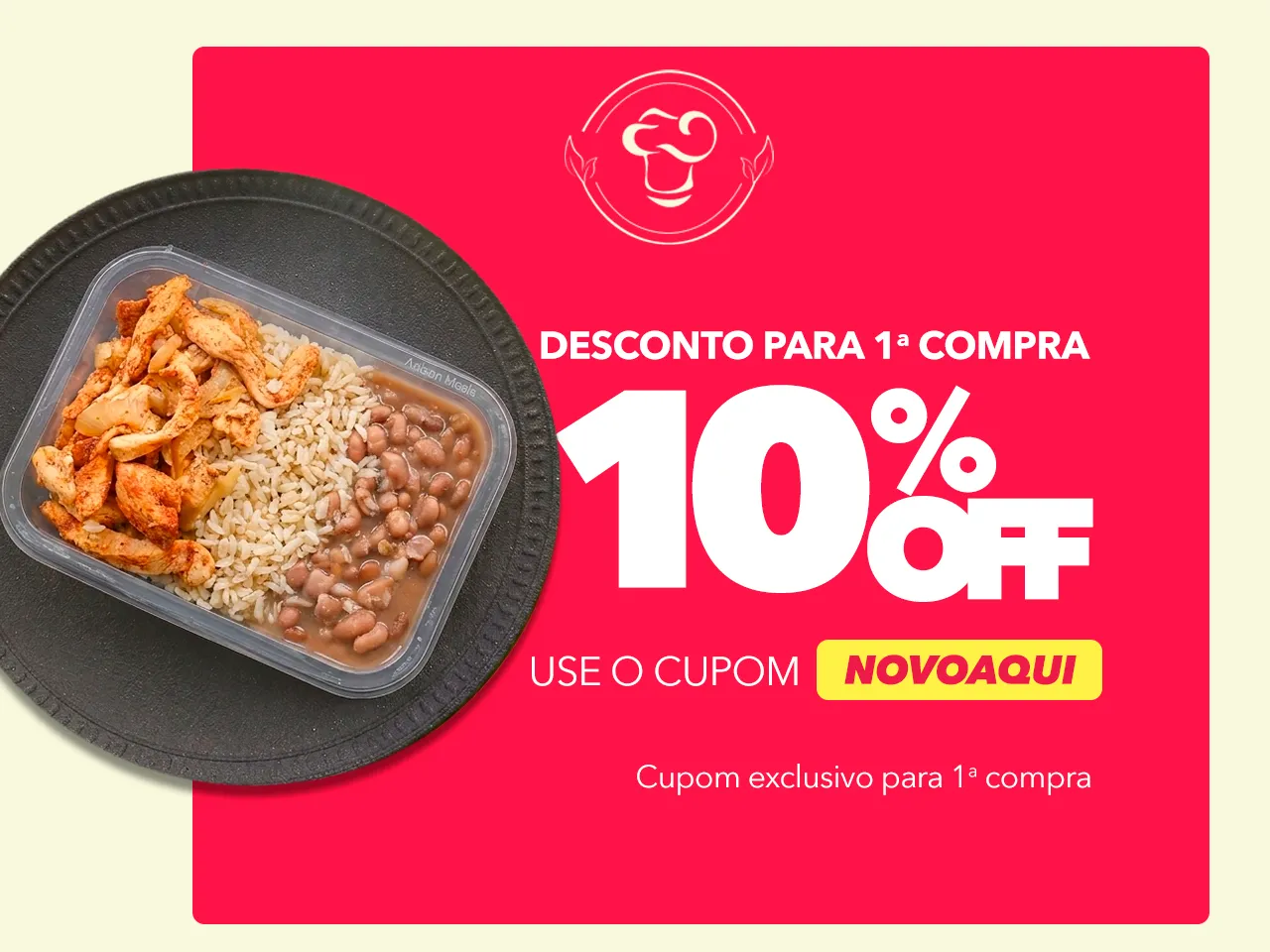 Refeições feitas por chefs e nutricionistas, entregues na sua porta