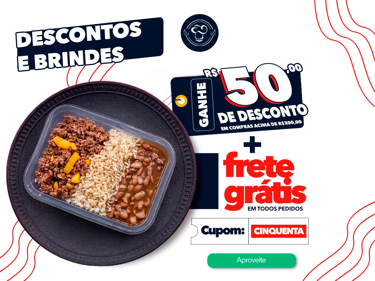Refeições feitas por chefs e nutricionistas, entregues na sua porta