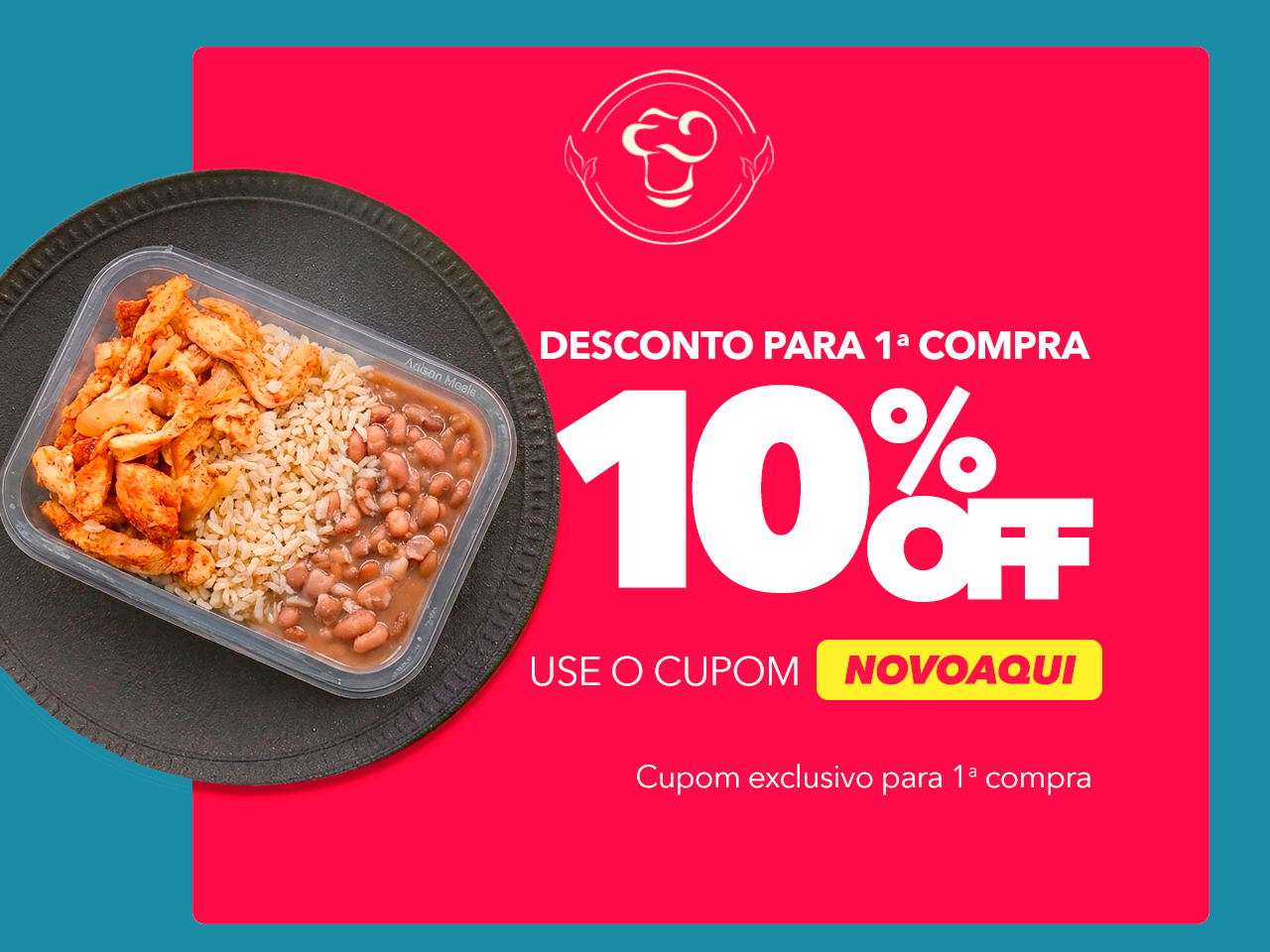 Refeições feitas por chefs e nutricionistas, entregues na sua porta