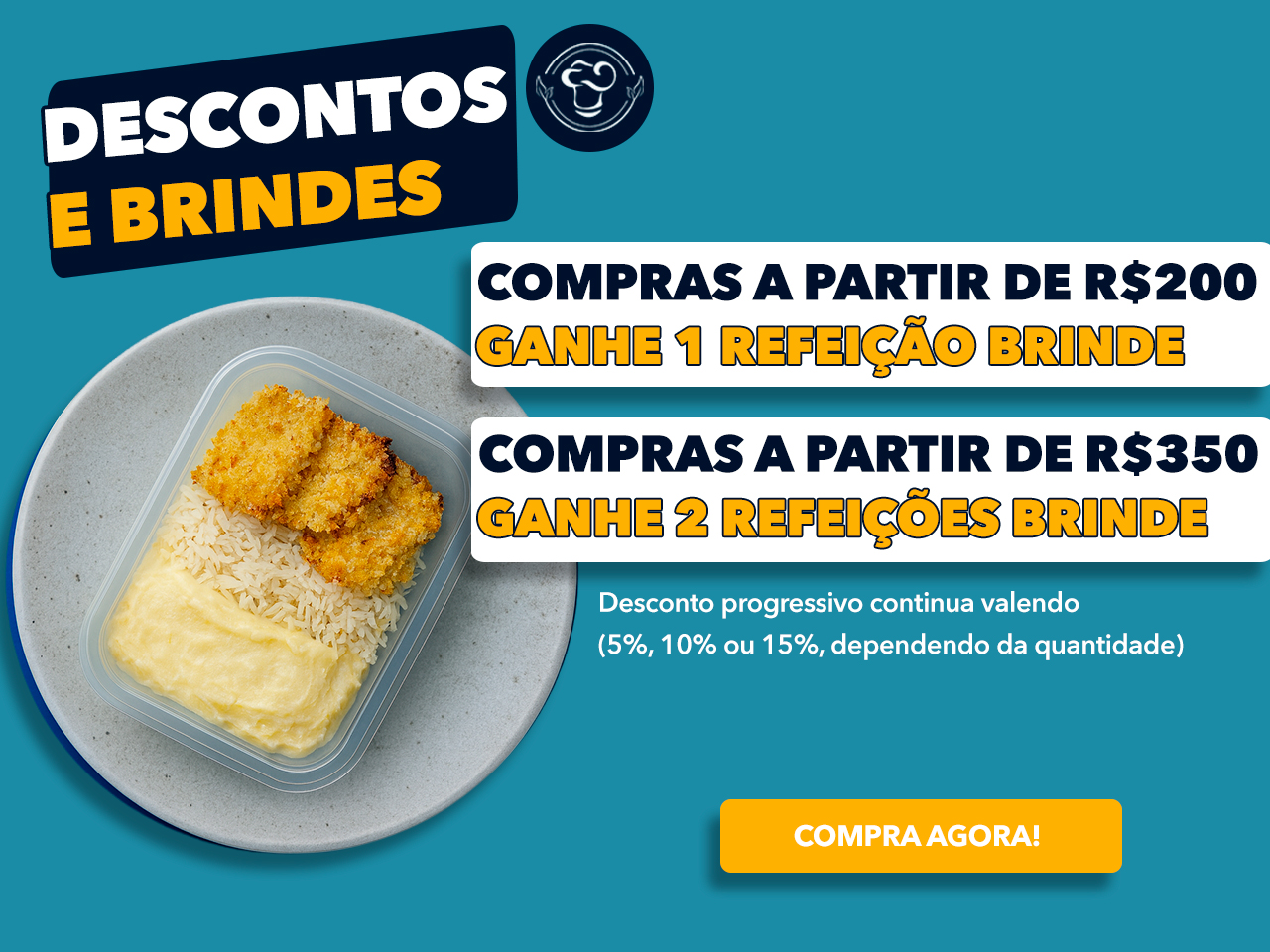 Refeições feitas por chefs e nutricionistas, entregues na sua porta