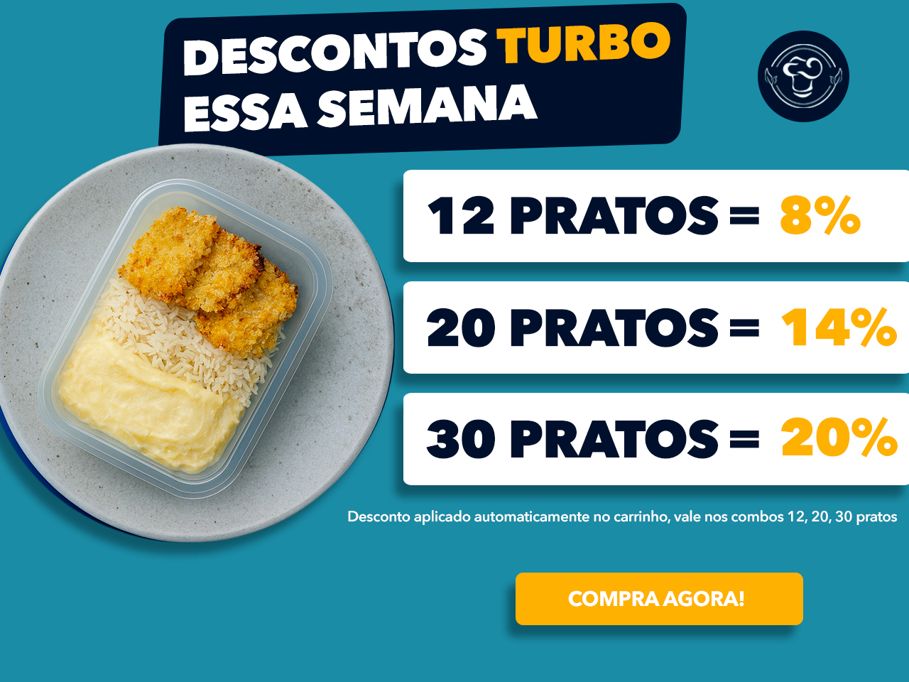 Refeições feitas por chefs e nutricionistas, entregues na sua porta