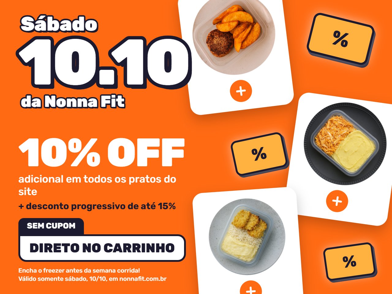 Refeições feitas por chefs e nutricionistas, entregues na sua porta